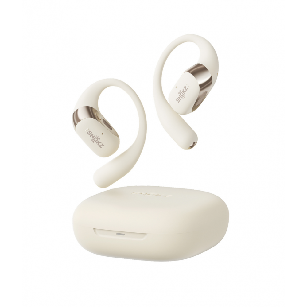 Shokz OpenFit 2 Bluetooth headset, bézs (SHOKZ-OFIT2-BE)