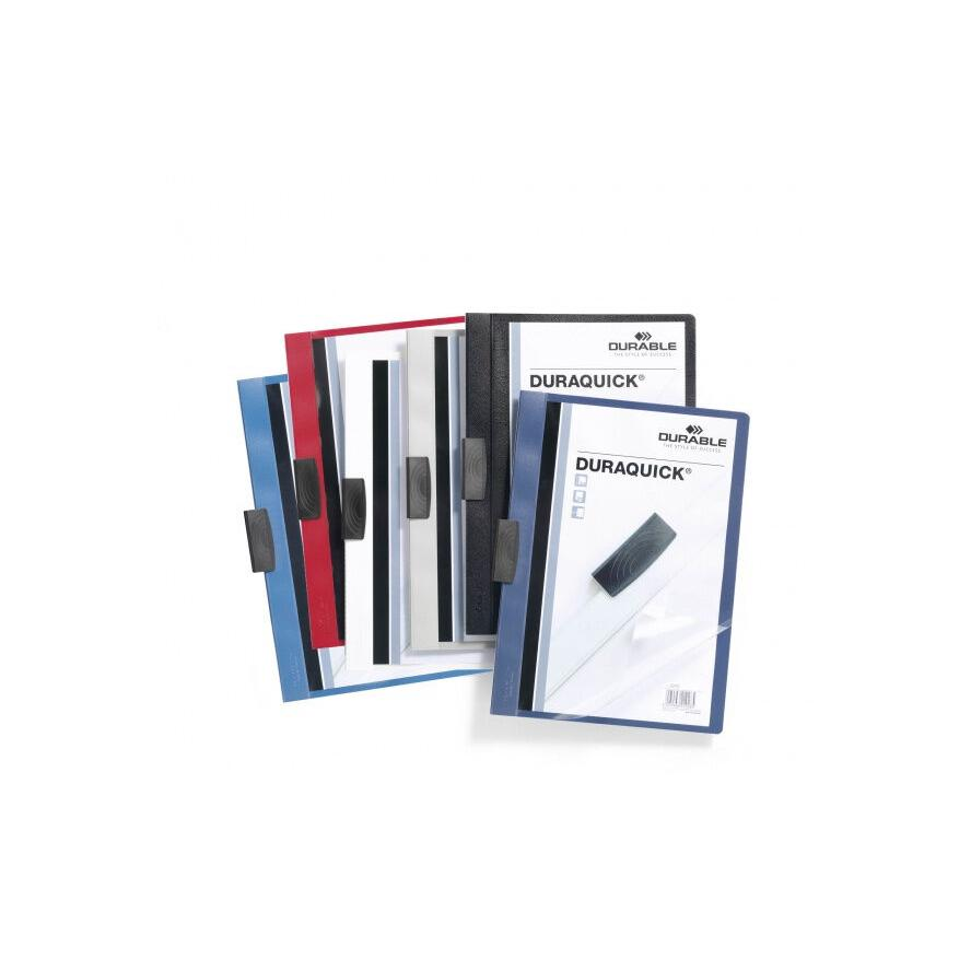 DURABLE Klemm-Mappe Duraquick 1-20 Blatt weiß (227002) (227002)