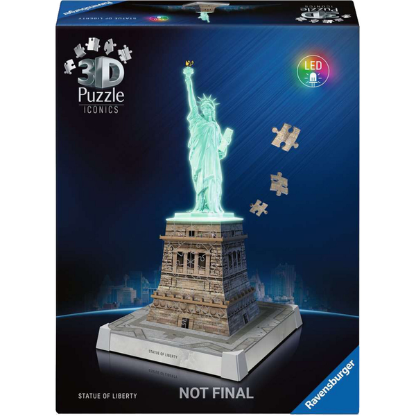 Puzzle 3d Estatua De La Libertad Monumentos Iconics