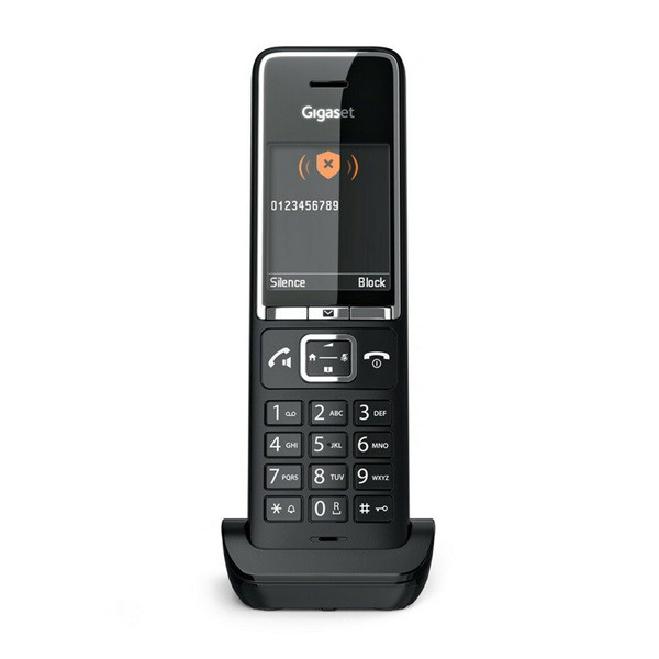 TELEFON készülék, DECT / hordozható Gigaset Comfort 550 FEKETE (S30852-H3001-S204) (S30852-H3001-S204)