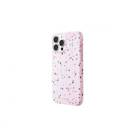 Uniq Coehl Terrazzo Apple iPhone 13 Pro szilikon tok rózsaszín (UNIQ-IP6.1PHYB(2021)-TEZPNK) (UNIQ-IP6.1PHYB(2021)-TEZPNK)