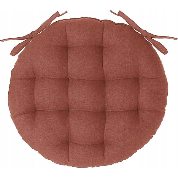 Funda Redonda Para Silla En Rosa Terracota D38cm