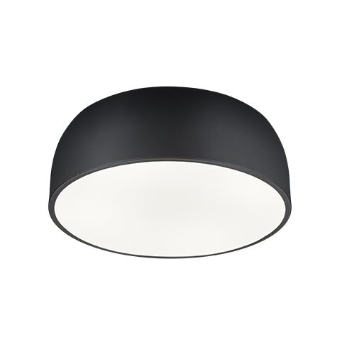 Trio 609800432 Baron 40W E27 fekete mennyezeti lámpatest (t609800432)
