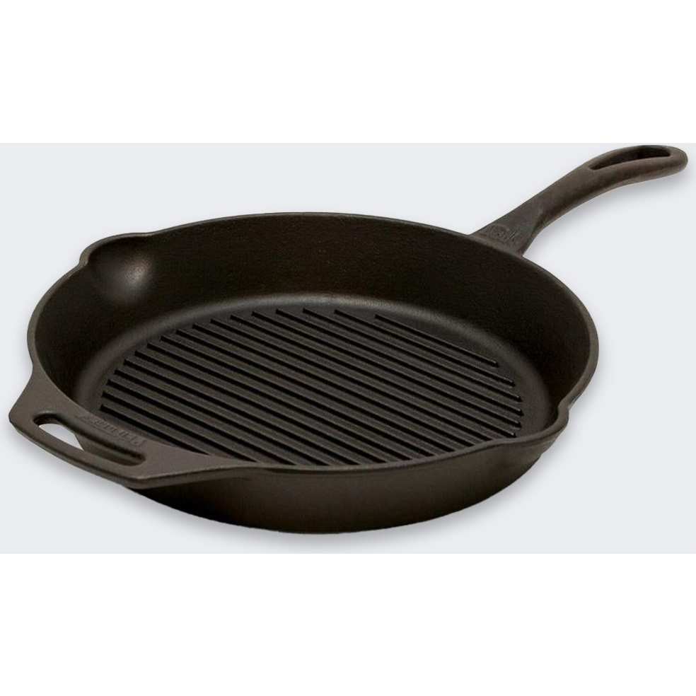 Petromax GP30 Öntöttvas grillserpenyő fogantyúval 30 cm (GP30-T)