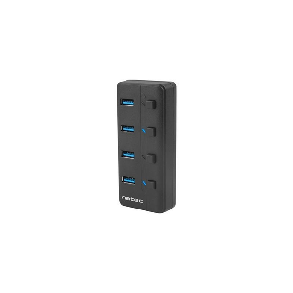 Natec Mantis 2 NHU-1557 USB 3.0 (4 port) Fekete