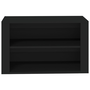 Suport pantofi, negru, 75x35x45 cm, lemn prelucrat