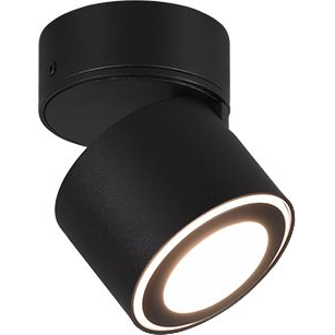 TRIO 652910132 Taurus 3W 340lm 3000K fekete mennyezeti lámpatest (652910132)