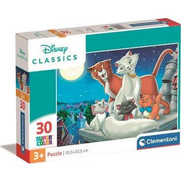 Clementoni 30 db-os Puzzle - Macskarisztokraták 20278 (20278 CLEMENTONI)