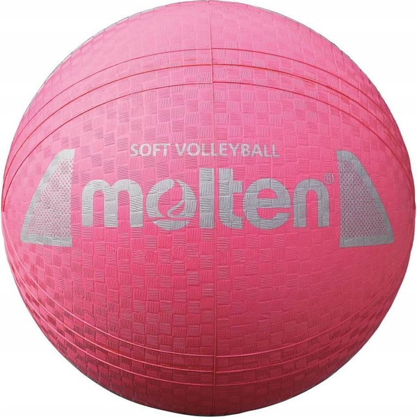 Molten Piłka do siatkówki Molten S2Y1250-P Soft Volleyball gumowa różowa