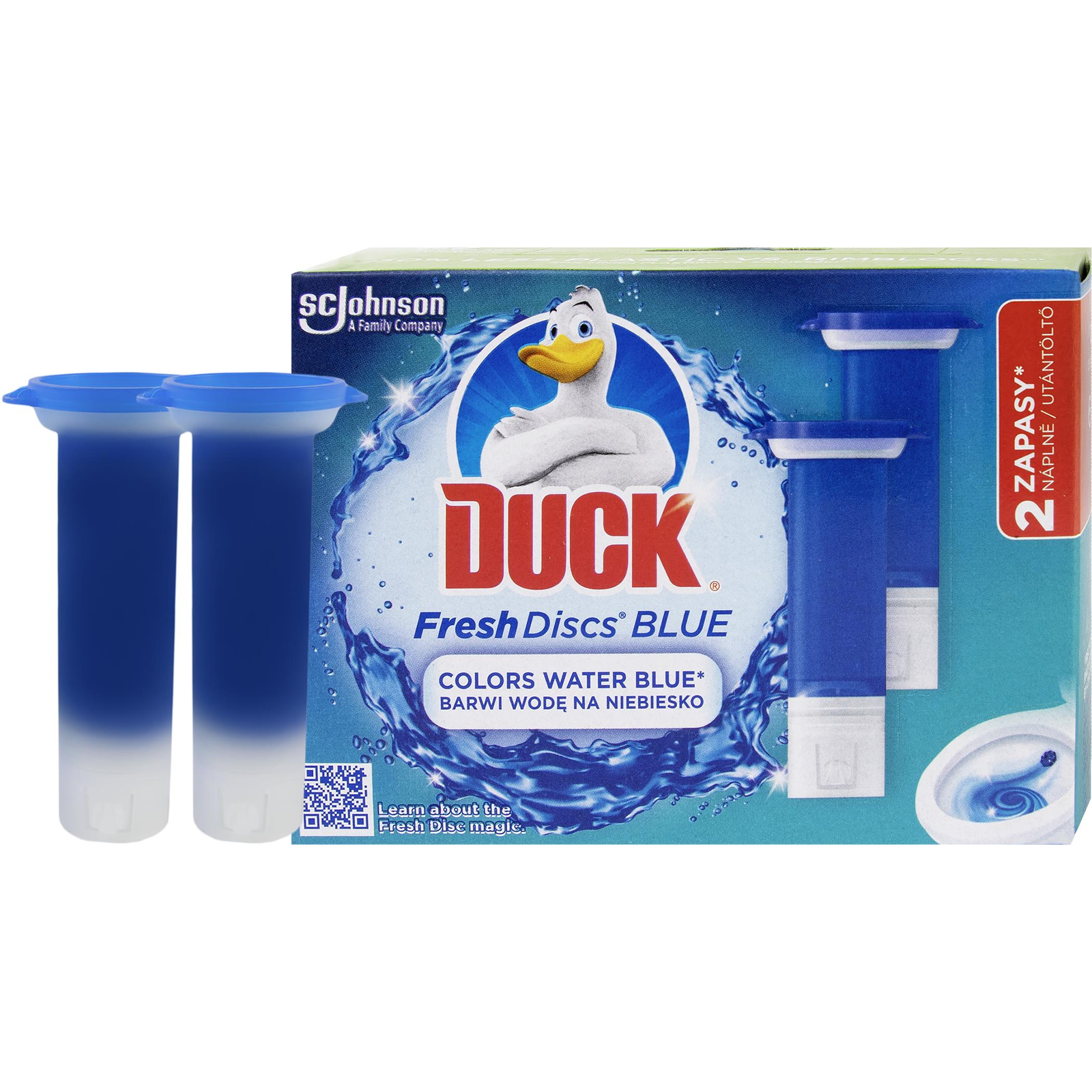 DUCK Fresh Discs Blue utántöltő 2× 36 ml (5000204331394)