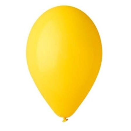 Léggömb 26 cm - Citromsárga (10 db) (009-0210)