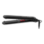 Преса за коса EasyLiss Karl Lagerfeld SF161LF0, Ceramic Tourmaline, 200 °C, Интелигентни плочи, Функция Straight & Curl, Бързо загряване, Кабел 1.8 м, Черен/Червен