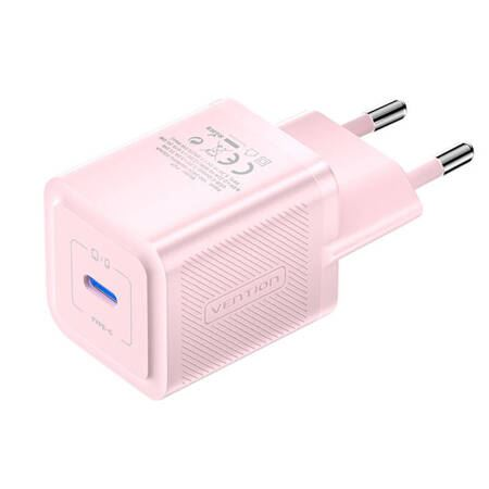 Vention USB-C hálózati töltő 20W pink (FEPP0-EU) (FEPP0-EU)