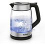 Tefal Glass Kettle KI605830 електрическа кана 1,7 Д 2200 W Черен, Сребърен, Прозрачен