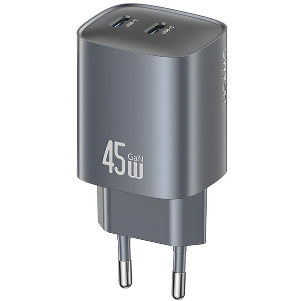 Síťová nabíječka USAMS CC305 T66 45W GaN 2xUSB-C