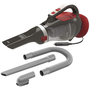 Прахосмукачка за автомобил Black & Decker ADV1200 dustbuster, 12V, конектор за запалка, без торба, контейнер за събиране на прах 0,6 л, висока всмукателна мощност, захранващ кабел 5 м, 12,5 AW, включени аксесоари