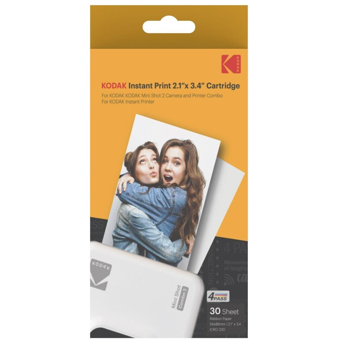 Kodak MiniShot 3x3" fotópapír (30 db / csomag) (ICRG-330)