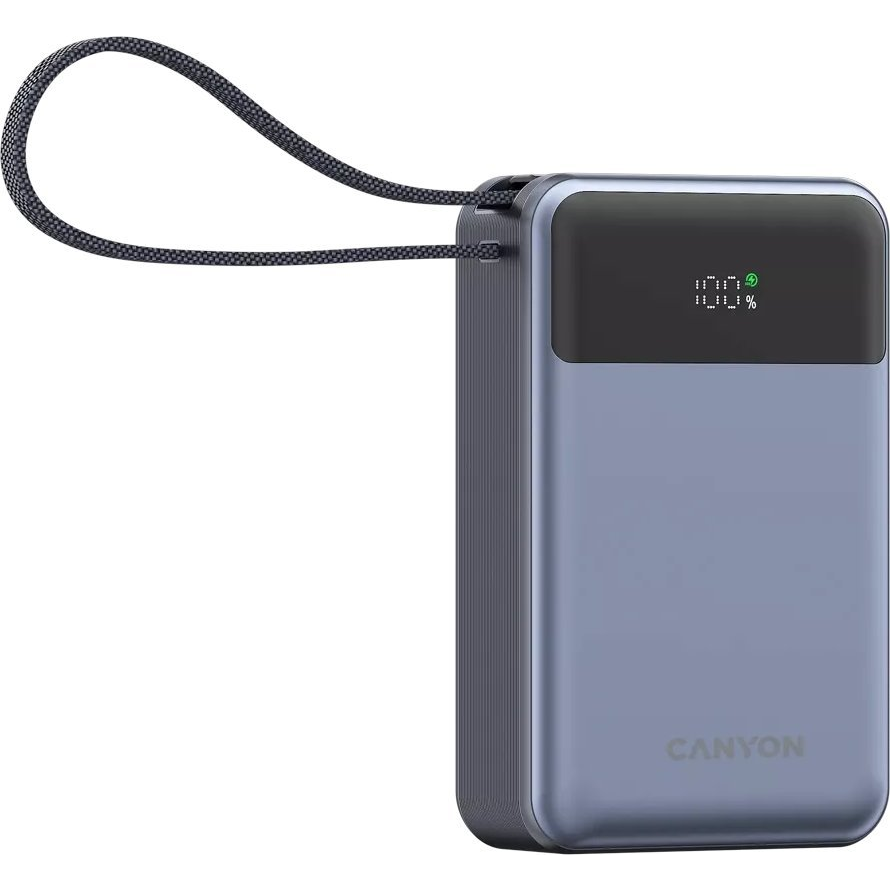 Canyon OnPower 600 Power Bank 20000 mAh PD65W Sötétszürke (CNS-CPB600DG)