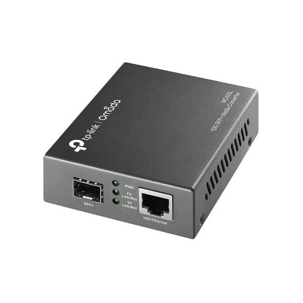 TP-Link Omada MC420L netværksomformer til medie 10000 Mbit/s Multitilstand, Enkeltilstand Sort