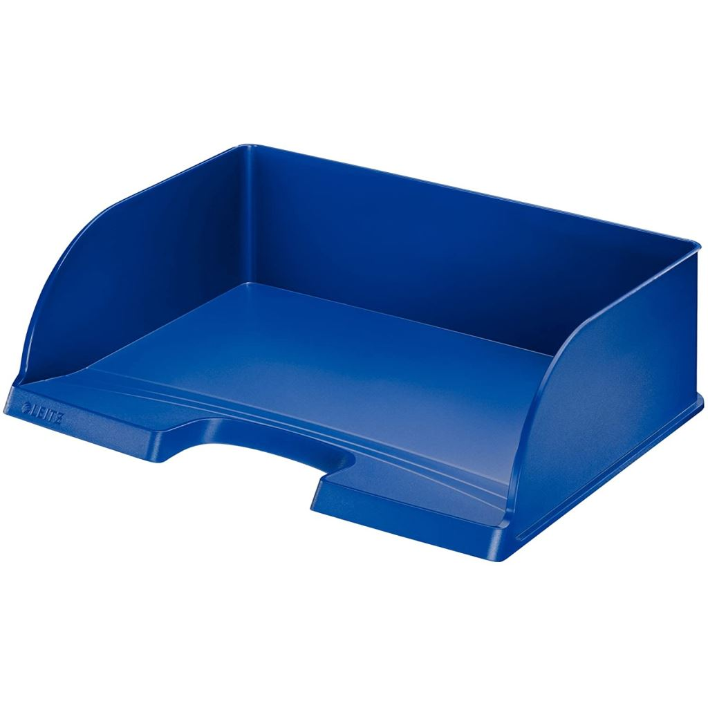 Leitz Plus jumbo oldalt nyitott irattálca kék (52190035) (lei52190035)