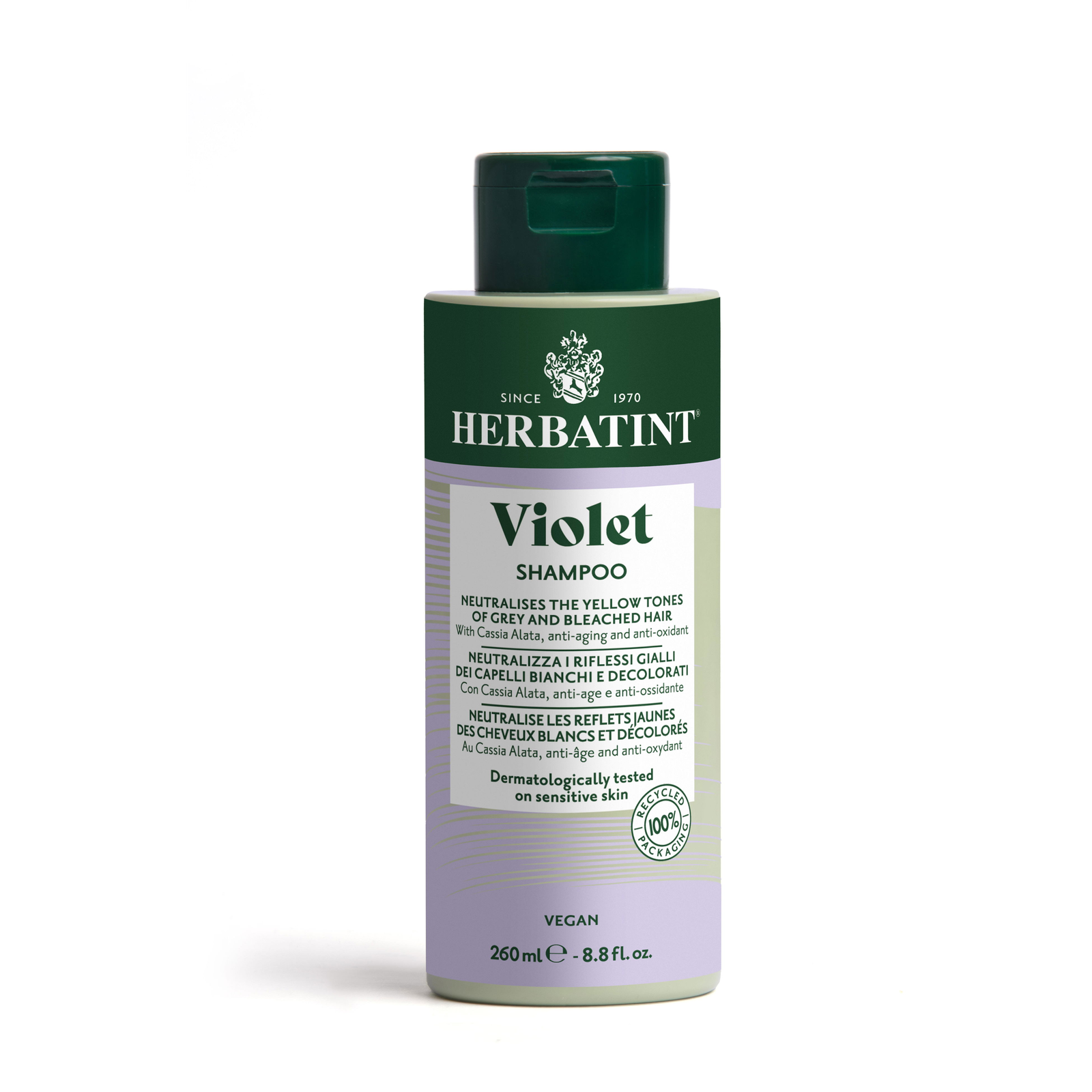 HERBATINT Violet Sampon, 260 ml (8016744807326)