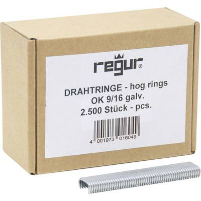 Regur OK 9/16 horganyzott gyűrűk 2500 db Regur 60724 (60724)