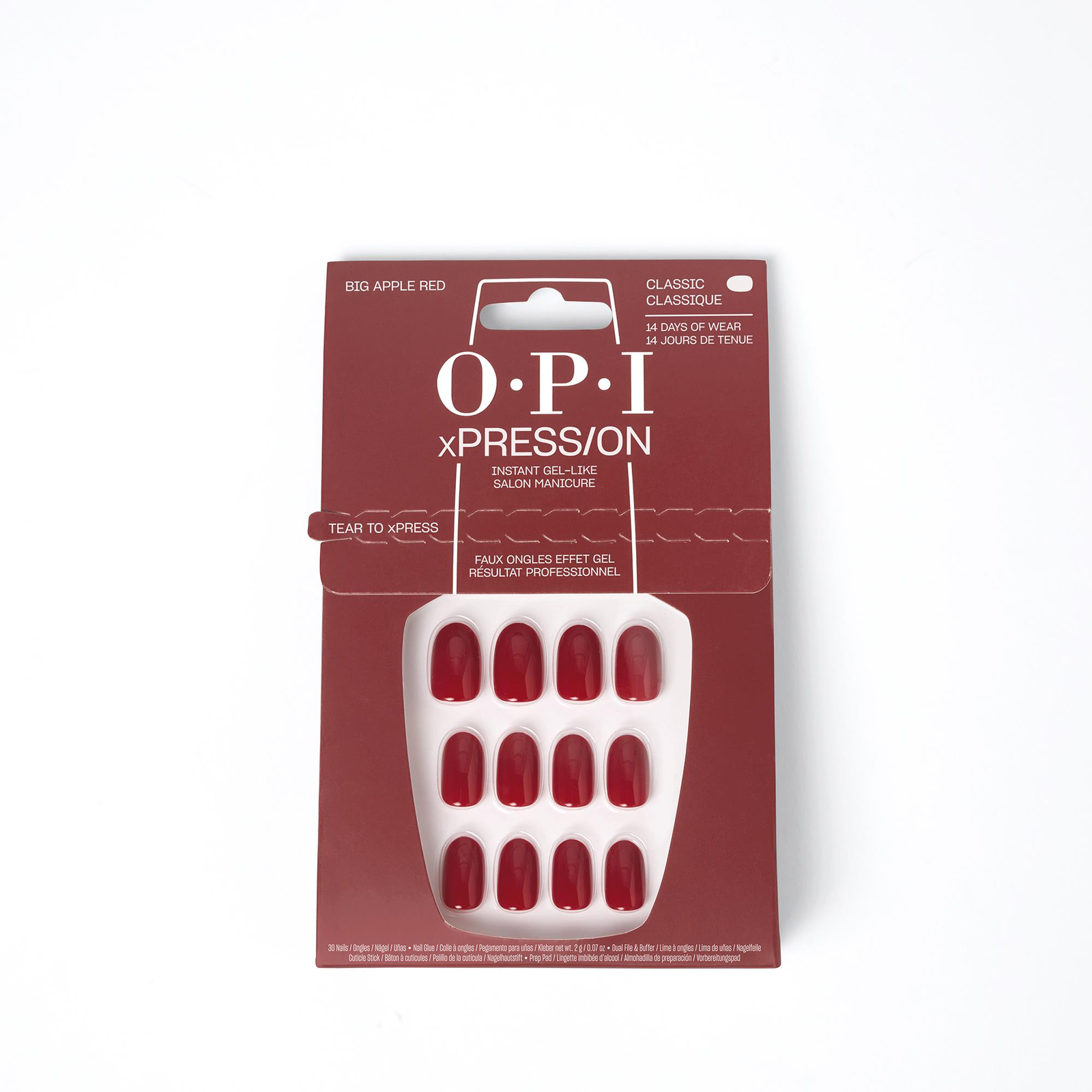 OPI - Instant Gel-Like Salon Manicure - Big Apple Red (4064665196245)