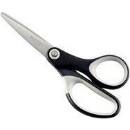Olló, irodai, 15 cm, LEITZ "Titán", fekete (4002432109302)