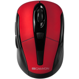 Canyon MSO-W6 2.4GHz wireless optikai egér, piros