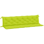 2 db élénkzöld oxford szövet kerti padpárna 200 x 50 x 7 cm