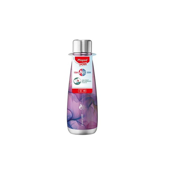 Maped Picnic Concept Adult Rozsdamentes acél Gyerek Kulacs 500ml - Lila mintás