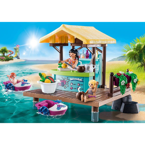 Playmobil Family Fun - Tropical Water Park, Понтон с лодка под наем