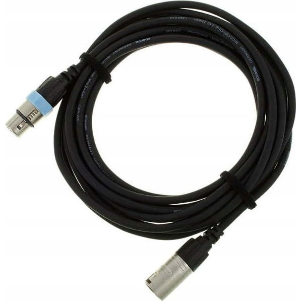 Cordial CCM 5 FM Microphone 5m fekete XLR anya - XLR apa kábel (CCM5FM)
