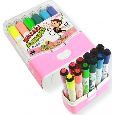 Nyomdázós Filctoll - 12 db-os Csomag