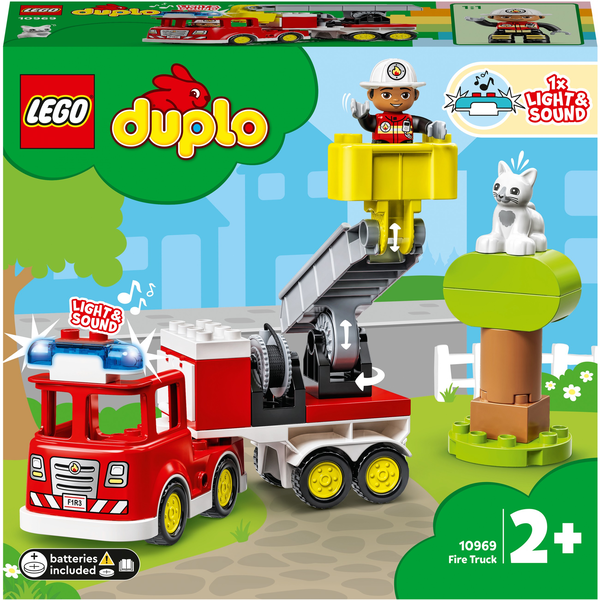 LEGO® DUPLO® - Пожарникарски камион 10901, 21 части