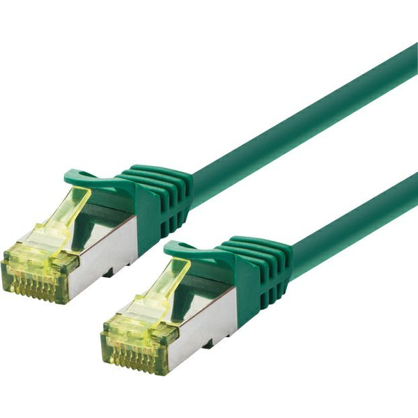 Logon Tcr6ass0025g Cable De Red Verde 0,25 M Cat6a S/ftp (s-stp)