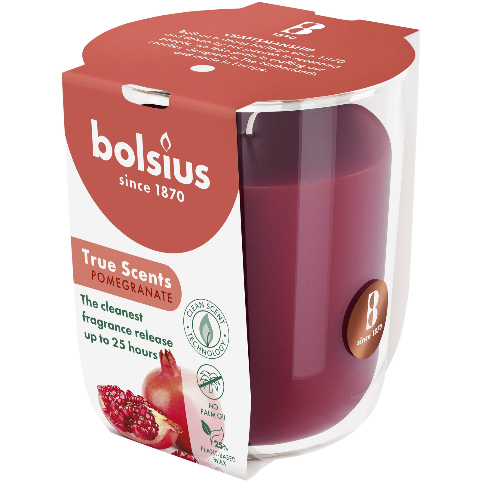 BOLSIUS Pomegranate 25 óra (8717847188540)