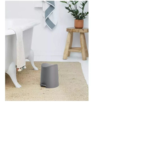 Bathroom pedal bucket 3L Standard grey