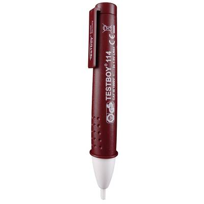 Testboy 114 Érintés nélküli feszültségvizsgáló CAT III 1000 V LED, Vibrálás Gyári standard (tanusítvány nélkül) (Testboy 114)