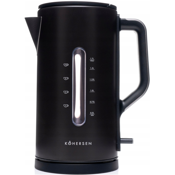 Kohersen Modern Matt A451 електрическа кана 3000W черна