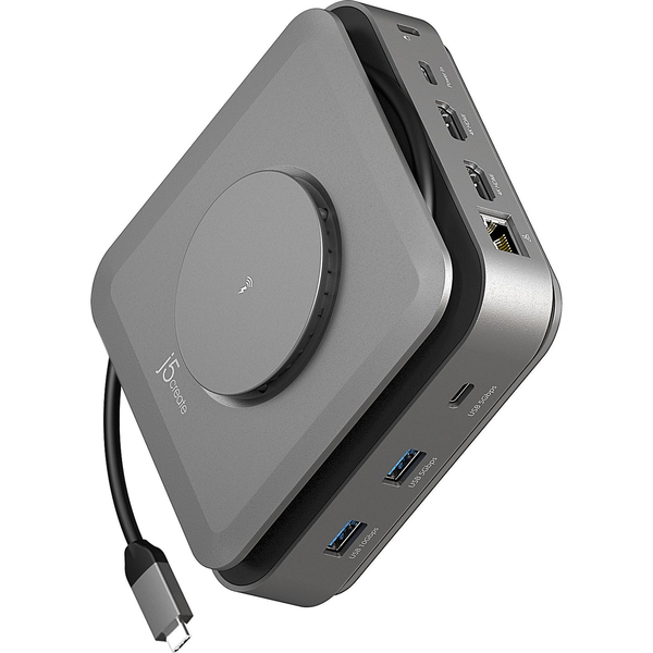 j5create JCD3199-N dockingstation Ledningsført USB 3.2 Gen 2 (3.1 Gen 2) Type-C Grå