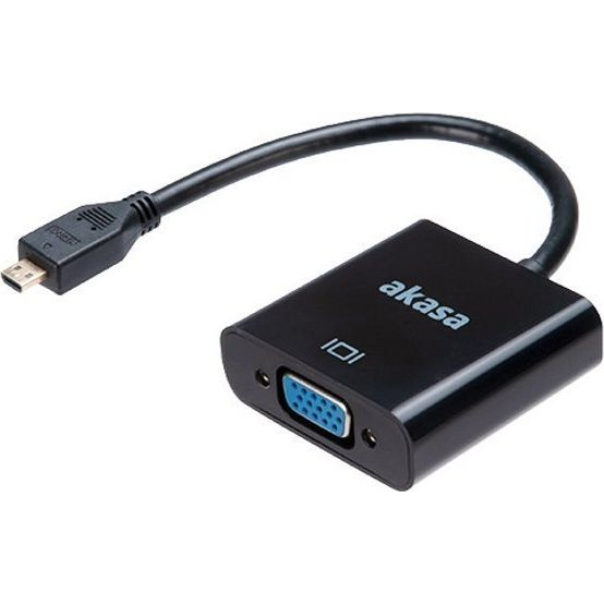 KAB Akasa Micro HDMI > VGA konverter - AK-CBHD21-15BK (AK-CBHD21-15BK)