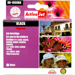 ActiveJet Brother LC1000BK/LC970BK fekete tintapatron