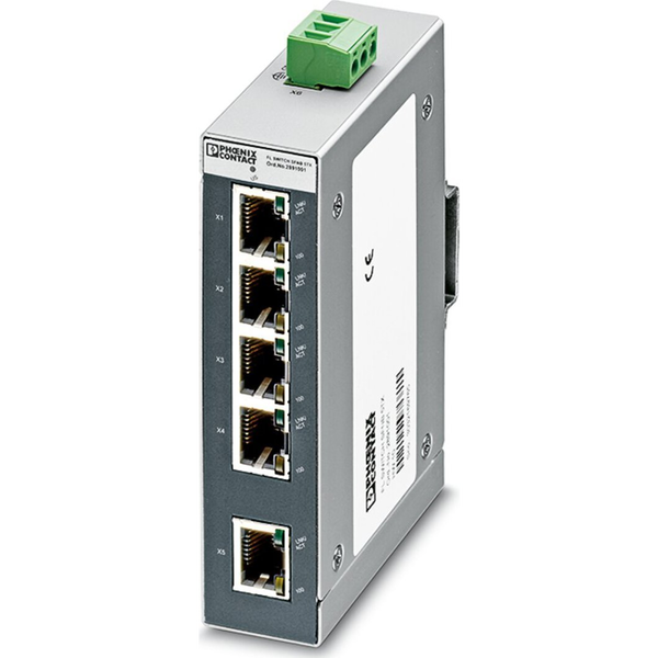 Ipari Ethernet Switch 10/100 MBit/s, Phoenix Contact FL SWITCH SFNB 5TX