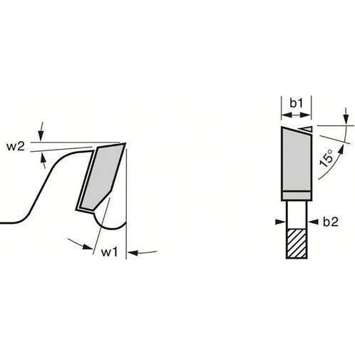 Bosch 2608644341 Körfűrészlap - 254x30x2,2 mm, Fogszám: 32 db (2608644341)