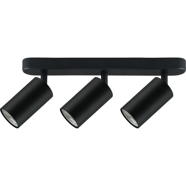 Maclean Fali és Mennyezeti Lámpa, Spot, Mozgatható, Alumínium, 3xGU10, 55x100mm, Matt Fekete, MCE453 B