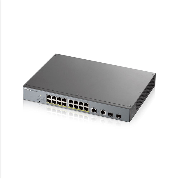 Zyxel GS1350-18HP-EU0101F switch-uri Gestionate L2 Gigabit Ethernet (10/100/1000) Power over Ethernet (PoE) Suport Gri