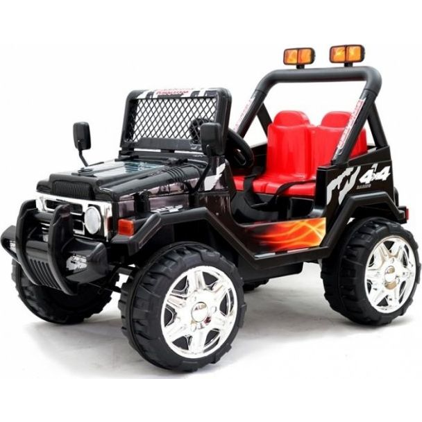 Raptor 2549 Elektromos Terepjáró - 24 GHz, 12 V, Szülői Távirányítóval, EVA Gumi Kerekekkel, Fekete (2549)