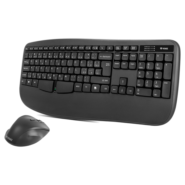 Комплект клавиатура + мишка, Yenkee, 2009CS, K+M Manta, черен