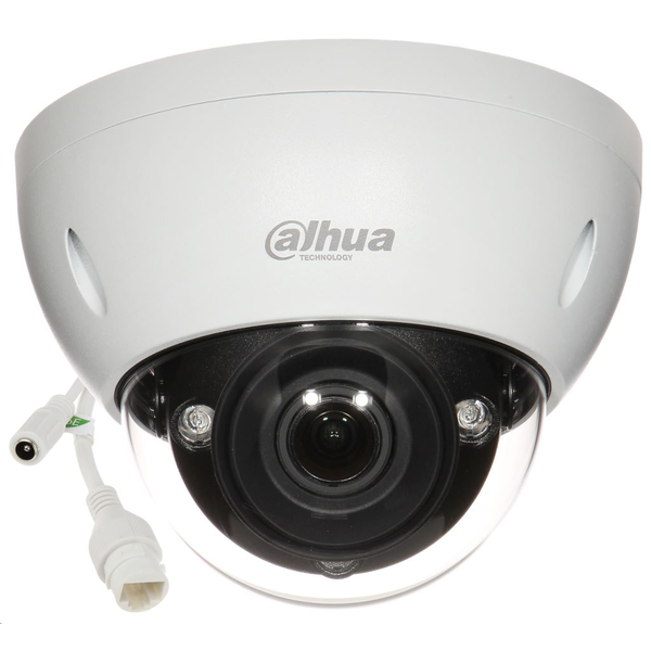 IP куполна камера за наблюдение, 4MP, външна/вътрешна, моторизиран обектив 2.7 - 12 мм, IR 40 метра, StarLight, Extended PoE, Dahua